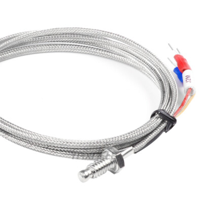 TC K-Type حساس حرارة 3M TC K-Type Thermocouple – M6 Screw | 3M Cable - الصورة 1
