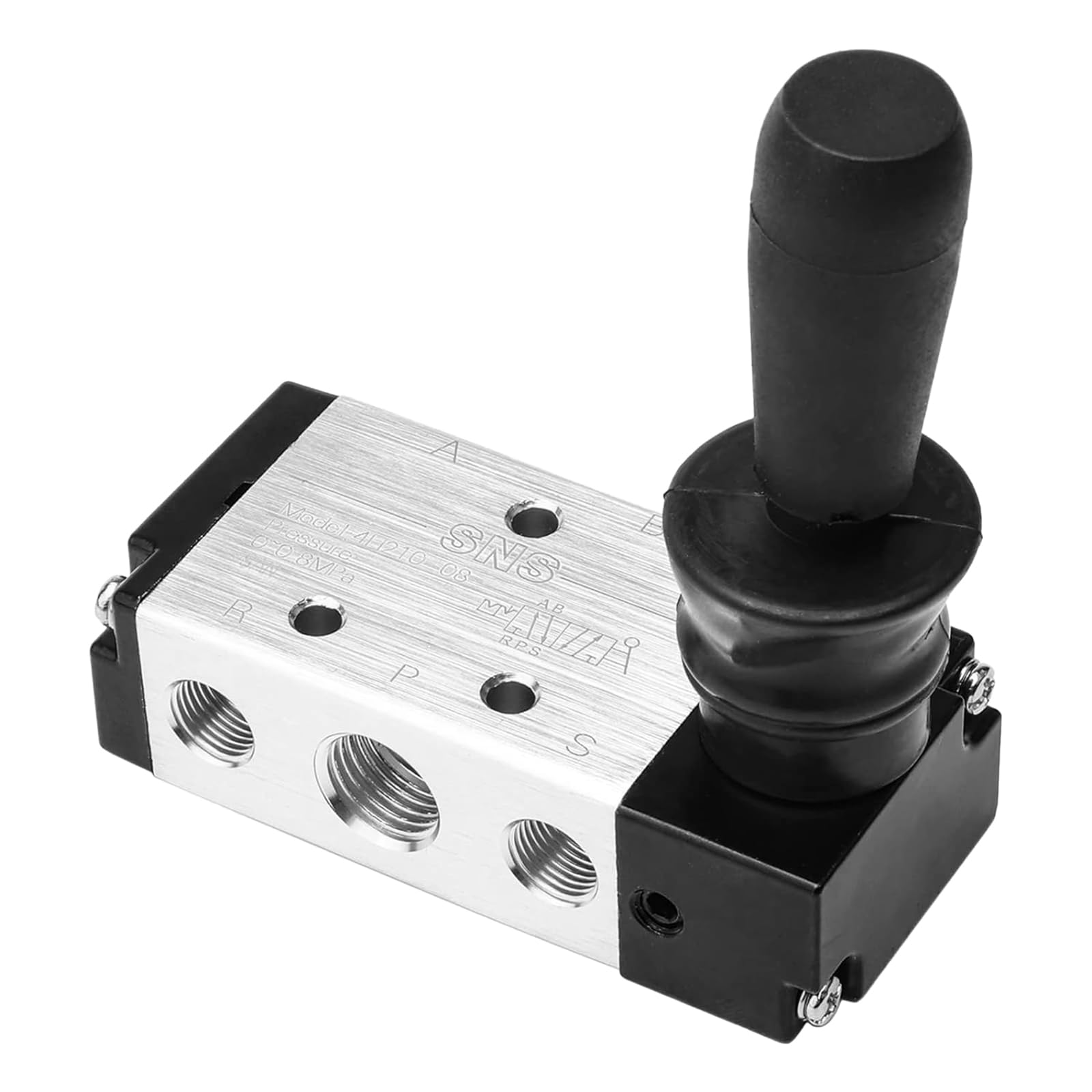 61Z2usRBeXL سيلكتور هواء يدوي 4H210-08 – 5/2 Way Hand Lever Pneumatic Valve - الصورة 1